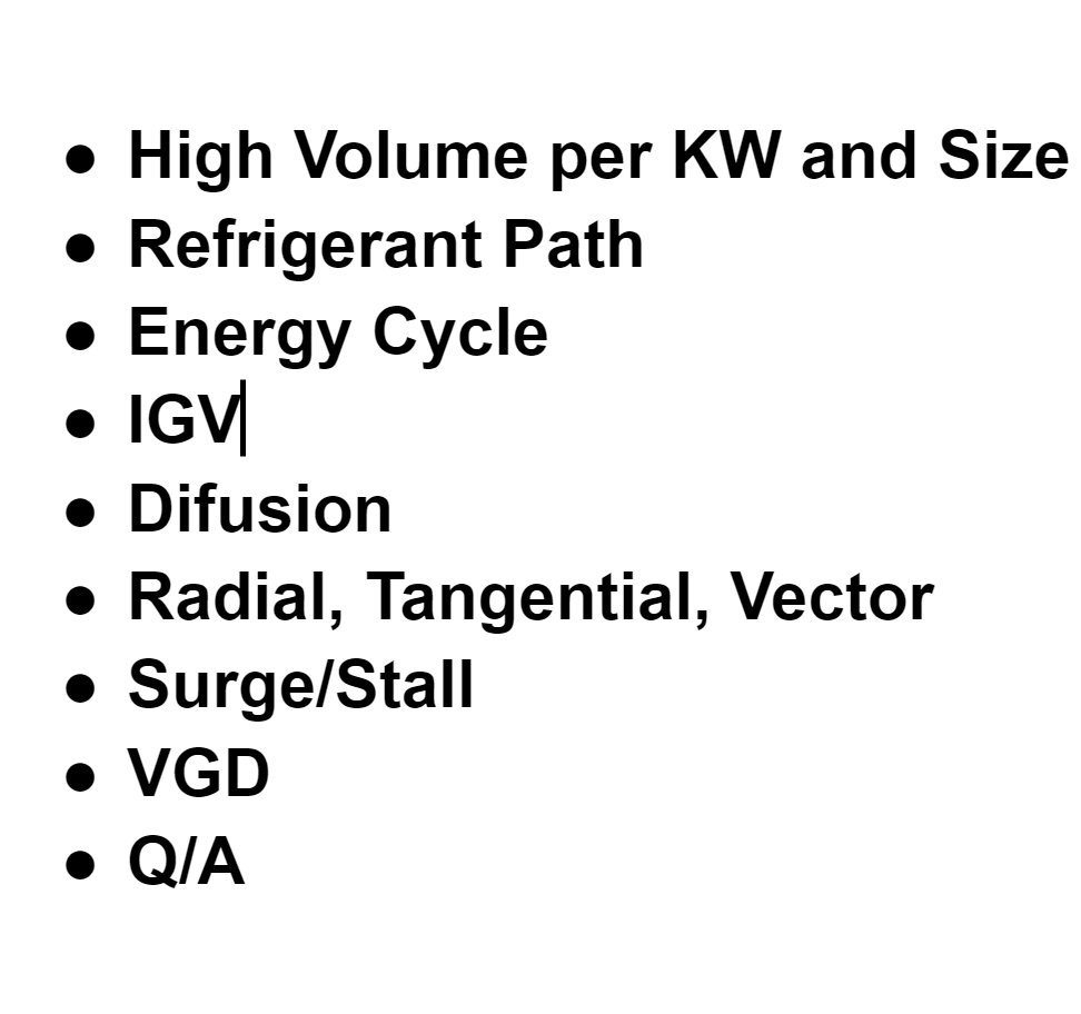 Centrifugal Compressor Ops