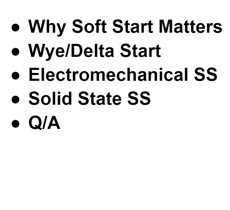 Chiller Soft Starters