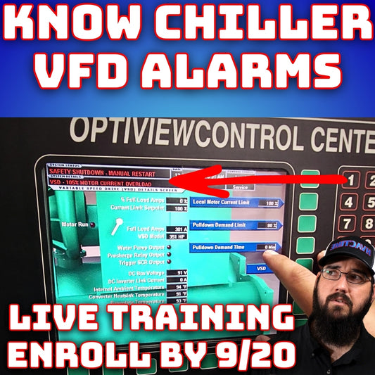 Chiller VFD Alarms Testing